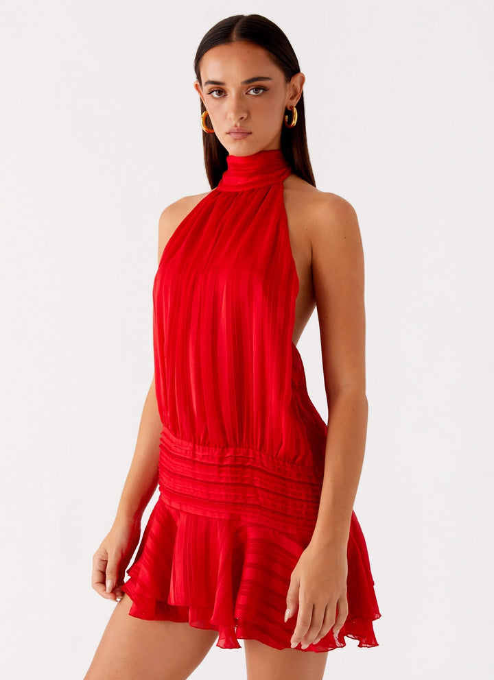 Sofia Chiffon Mini Dress