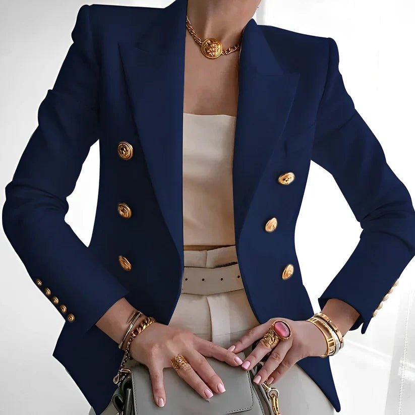 Womens Blazer | Double-Breasted Style | Structured Jacket | Elegant | Versatile