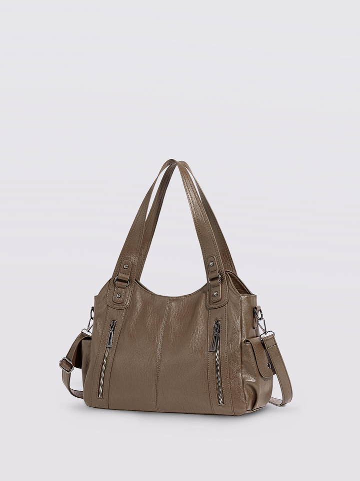 Duttini | Multi-Pocket Shoulder Bag, Adjustable Strap
