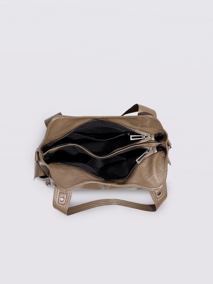 Duttini | Multi-Pocket Shoulder Bag, Adjustable Strap