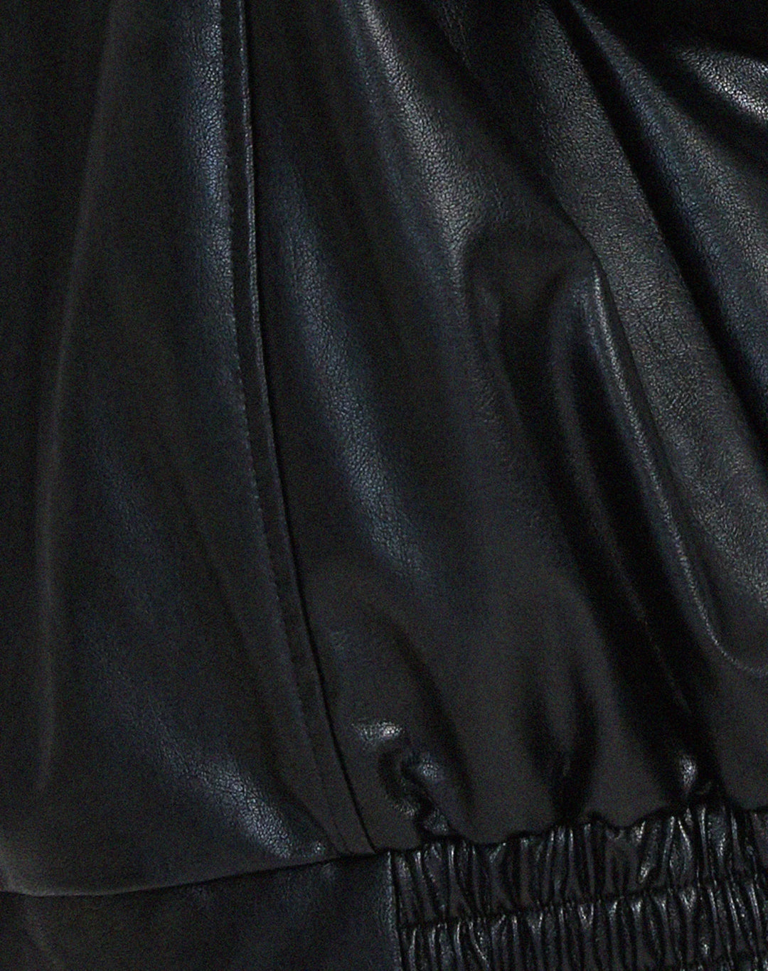 Women's Biker Style Faux Leather Jacket