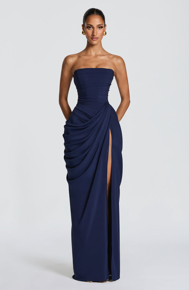 Cyra Maxi Dress Navy
