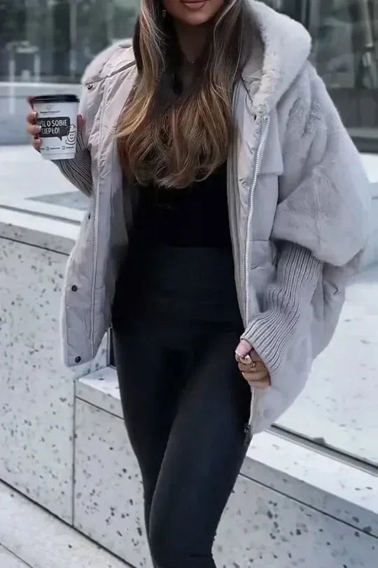 Women's Hooded Jacket with Modern Style