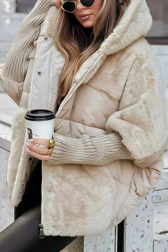 Women's Hooded Jacket with Modern Style