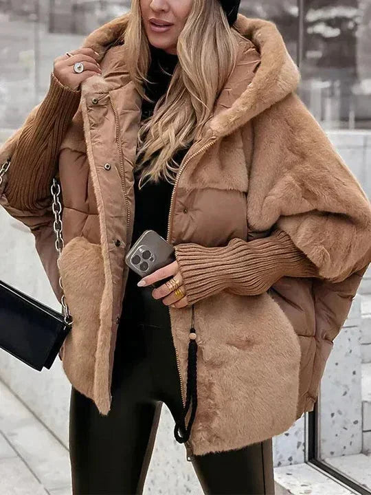 Women's Hooded Jacket with Modern Style