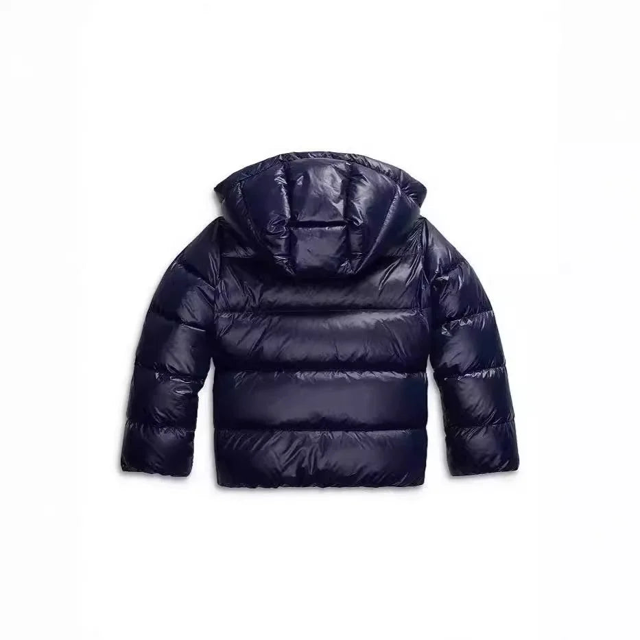 Women's Hooded Puffer Jacket with Windproof Design and Warm Lining