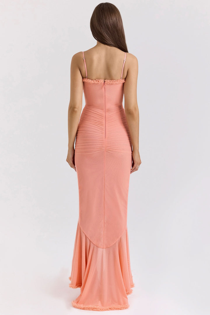 Gabbi Ruffled Midi Dress