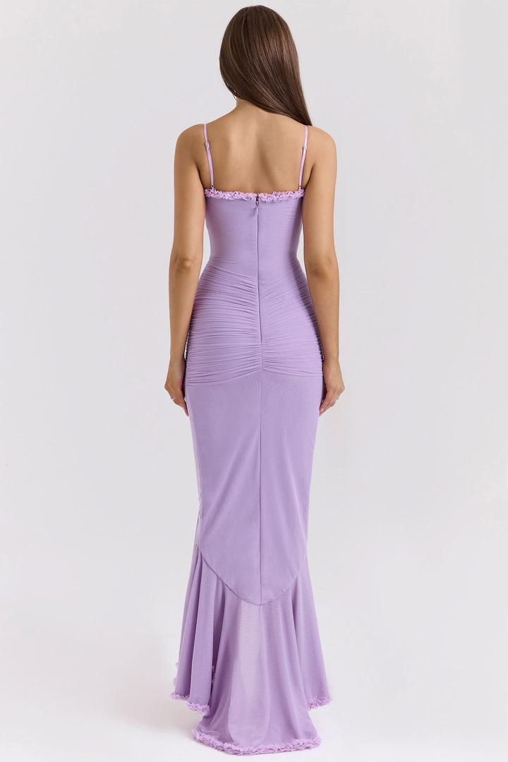 Gabbi Ruffled Midi Dress