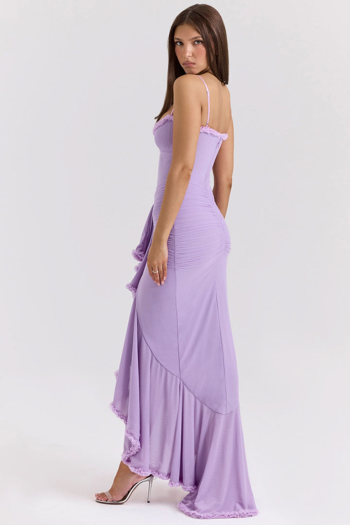 Gabbi Ruffled Midi Dress