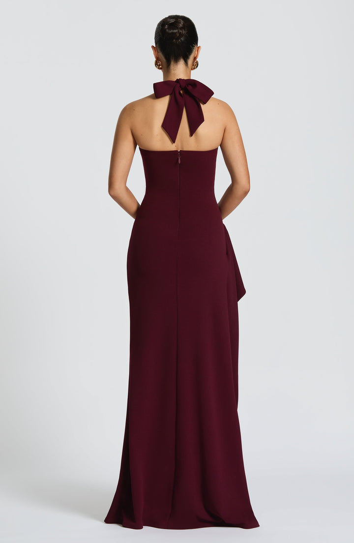 Genette Halter Maxi Dress