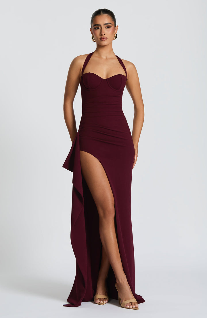 Genette Halter Maxi Dress
