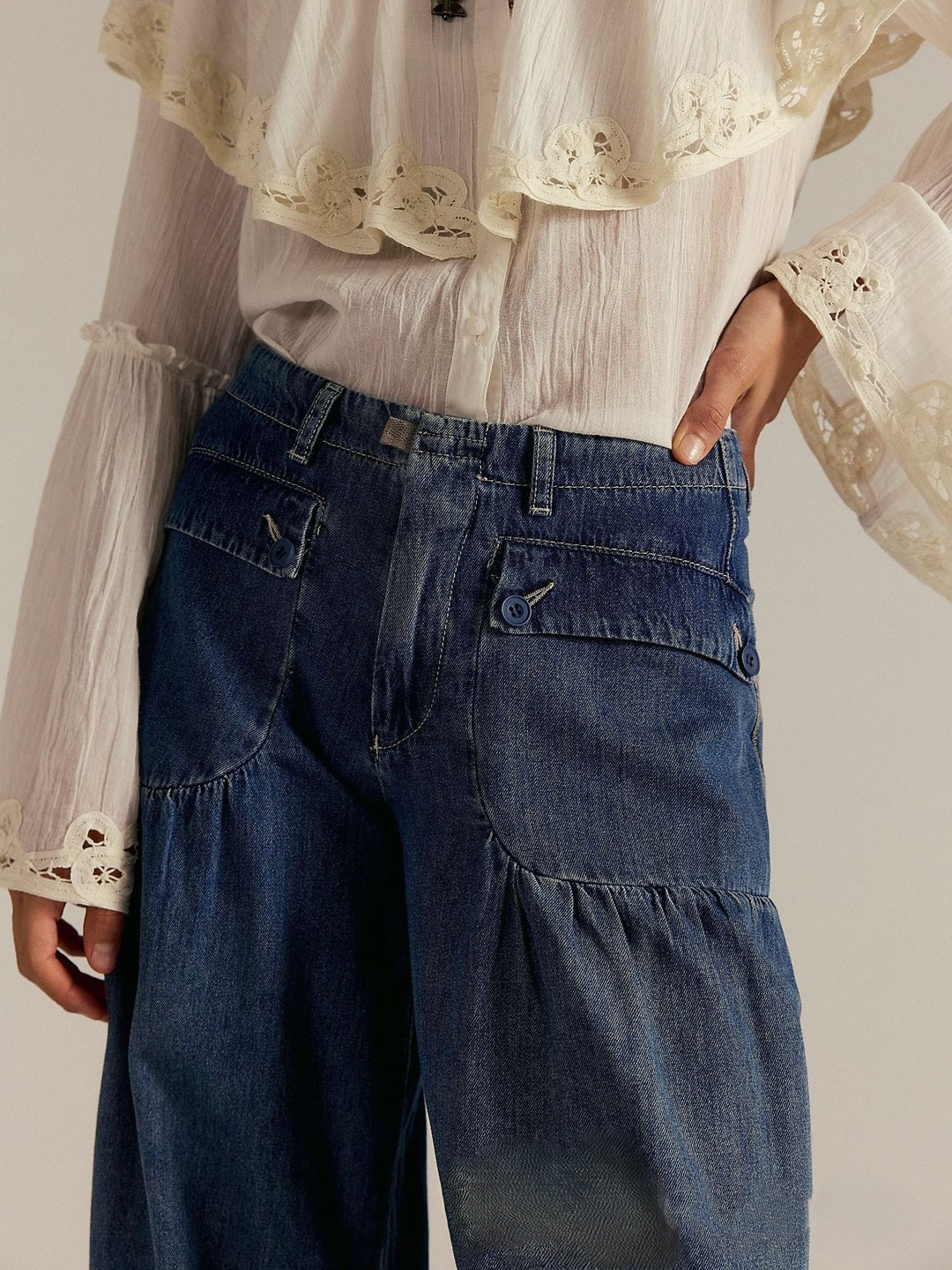Duttini | Wide-Leg Denim for Women – Pants Collection