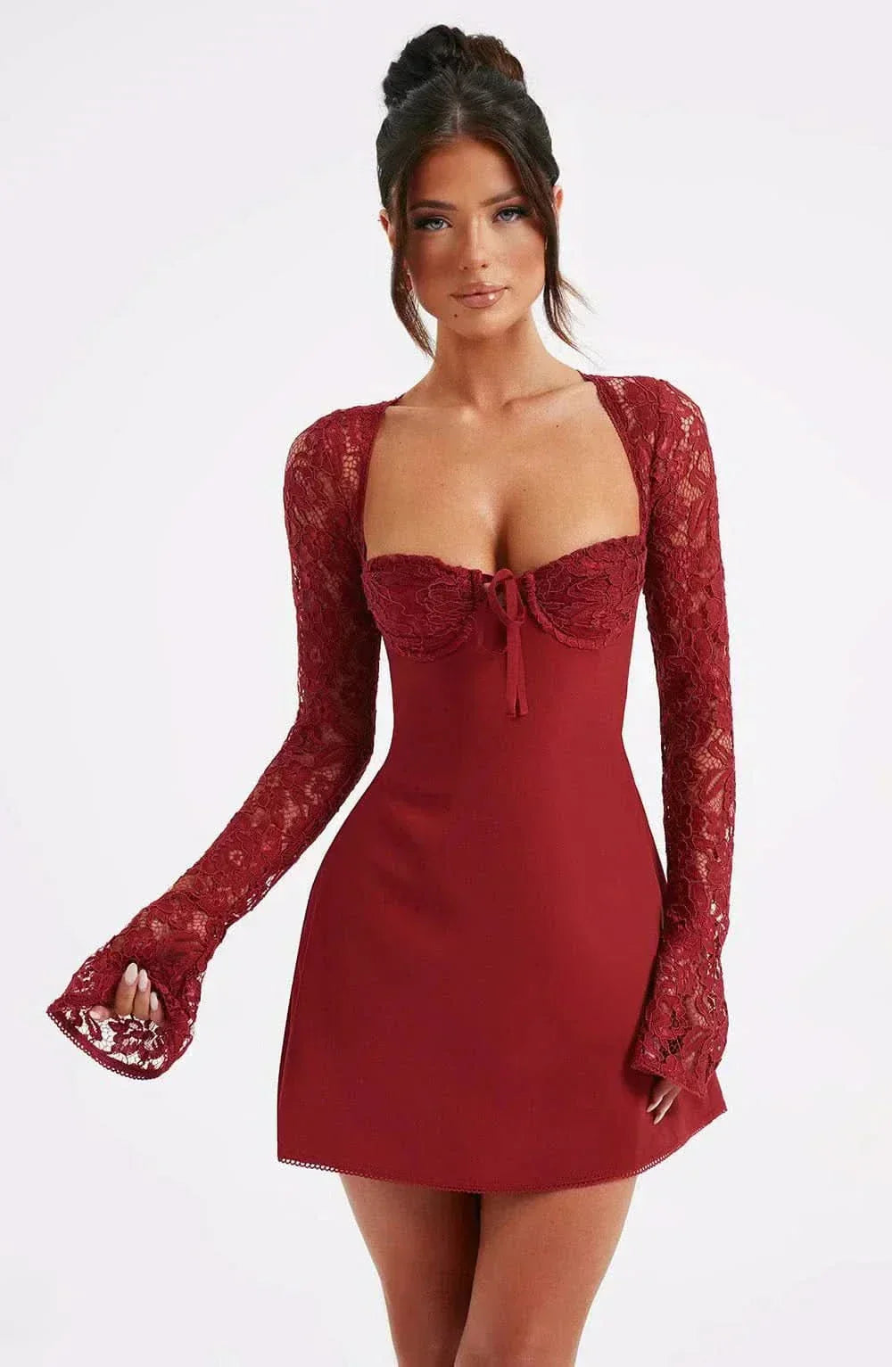 Denise Lace Mini Dress