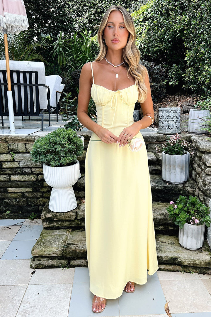 Magdalena Maxi Dress Yellow