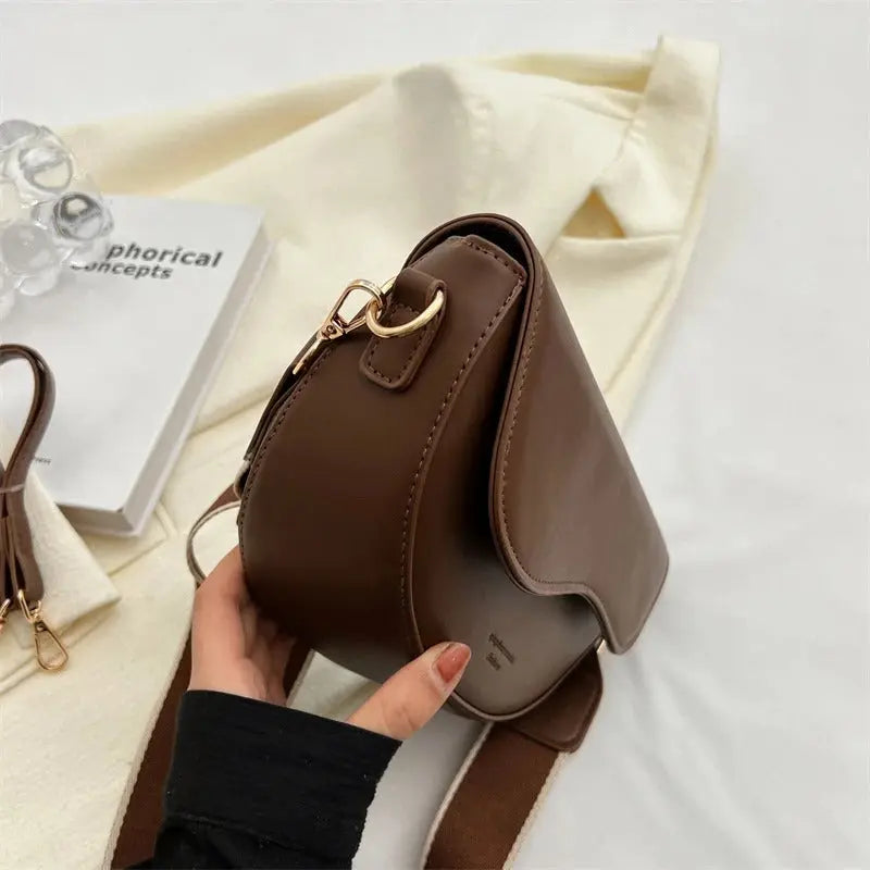Women's Leather Shoulder Bag | Luxe Compact Everyday Bag