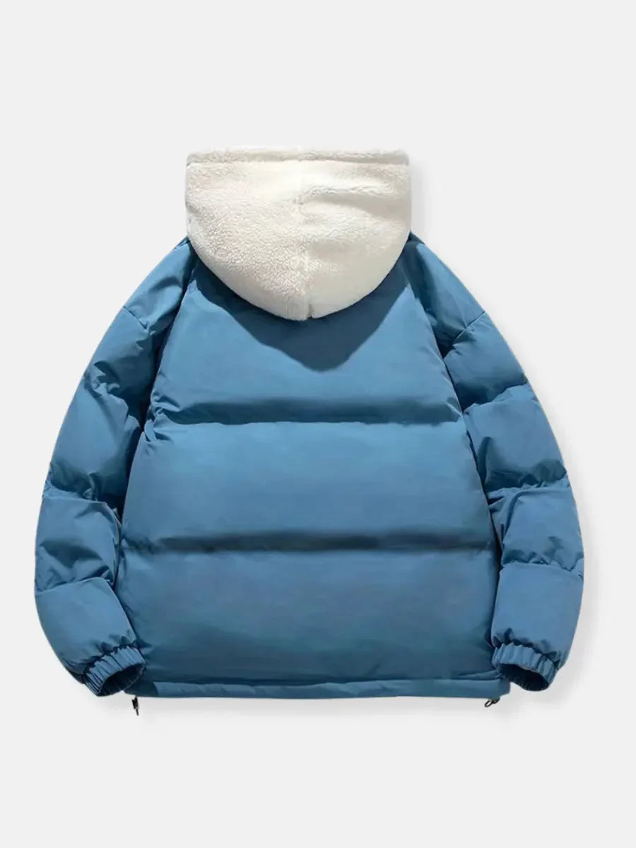 Women's Winter Down Jacket with Hood and Soft Lining