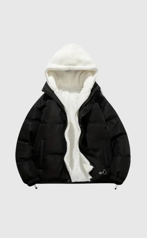 Women's Winter Down Jacket with Hood and Soft Lining