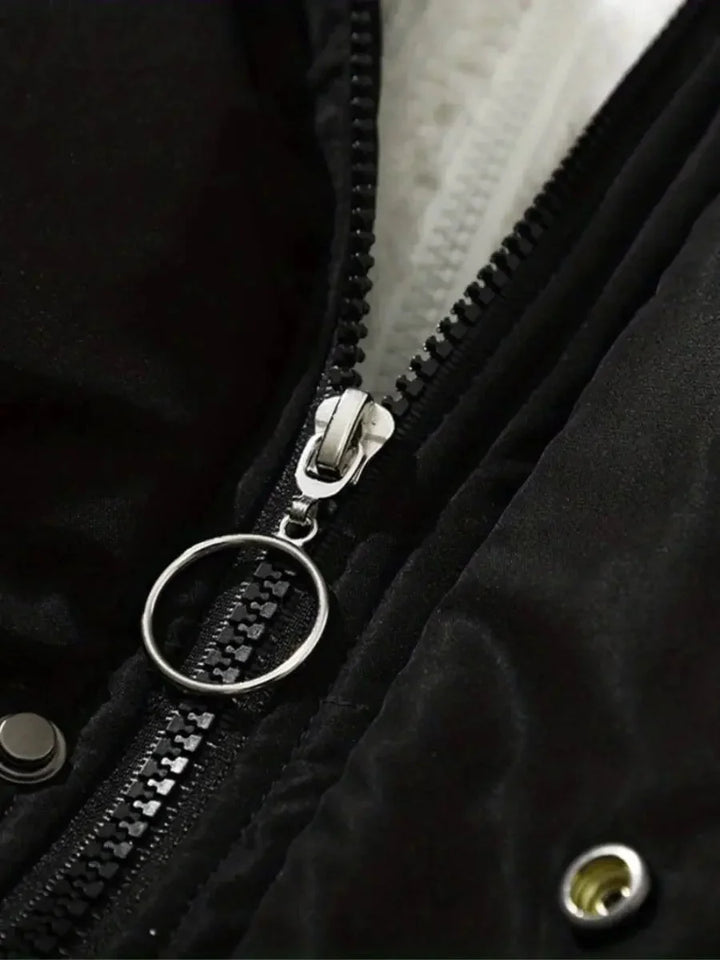 Women's Winter Down Jacket with Hood and Soft Lining