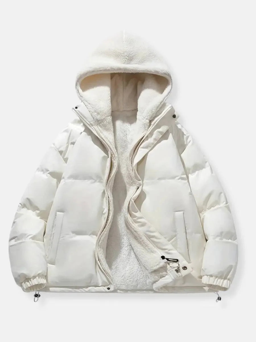 Women's Winter Down Jacket with Hood and Soft Lining