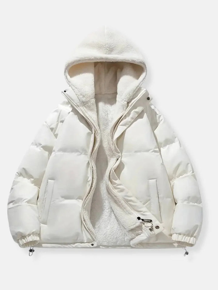 Women's Winter Down Jacket with Hood and Soft Lining