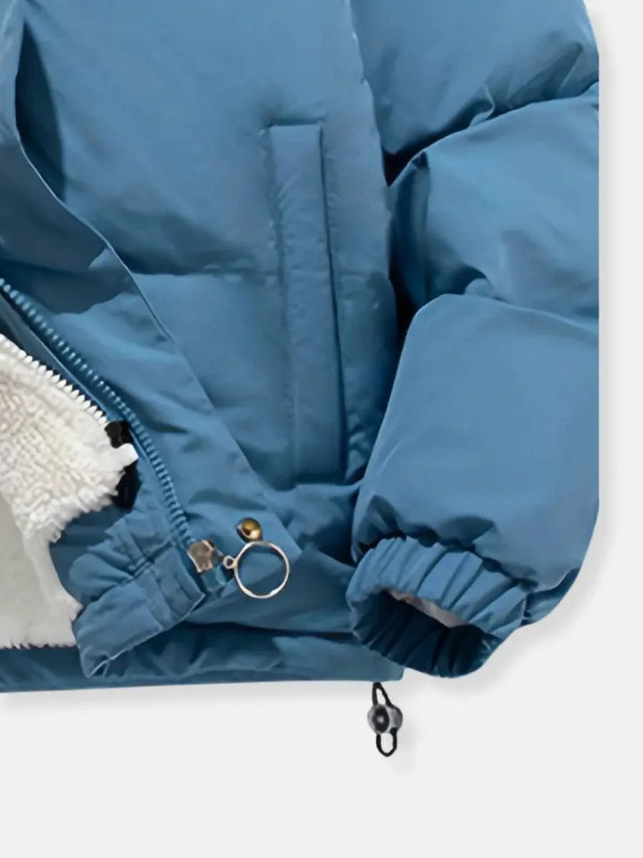 Women's Winter Down Jacket with Hood and Soft Lining