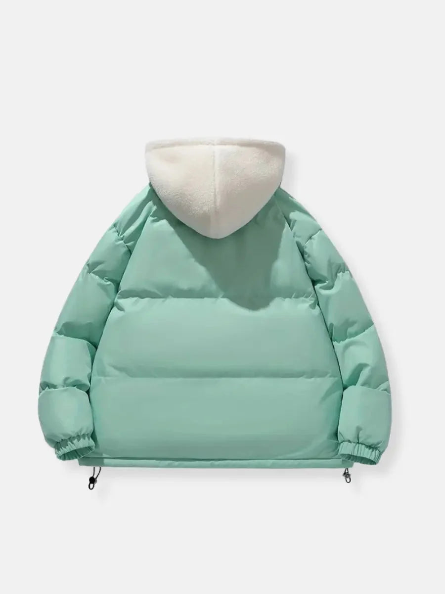 Women's Winter Down Jacket with Hood and Soft Lining