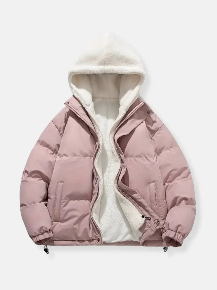 Women's Winter Down Jacket with Hood and Soft Lining