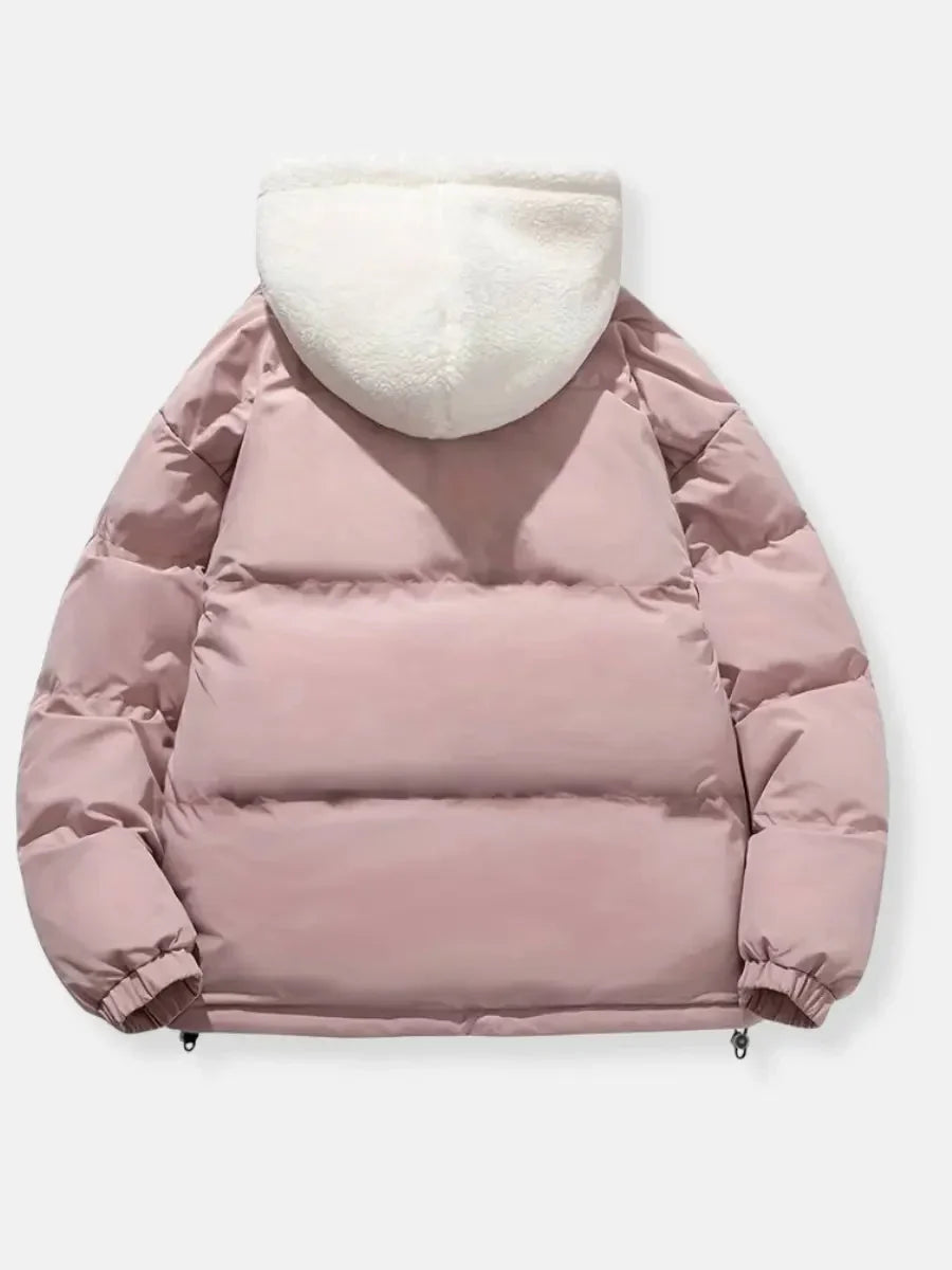 Women's Winter Down Jacket with Hood and Soft Lining