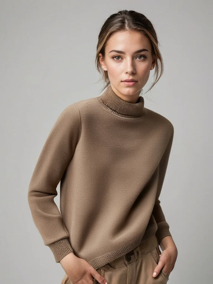Women's Soft Knit Turtleneck Sweater