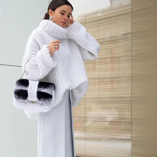Women's Casual Mid-Season Turtleneck Sweater