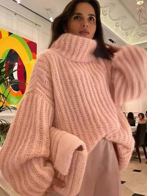 Women's Casual Mid-Season Turtleneck Sweater