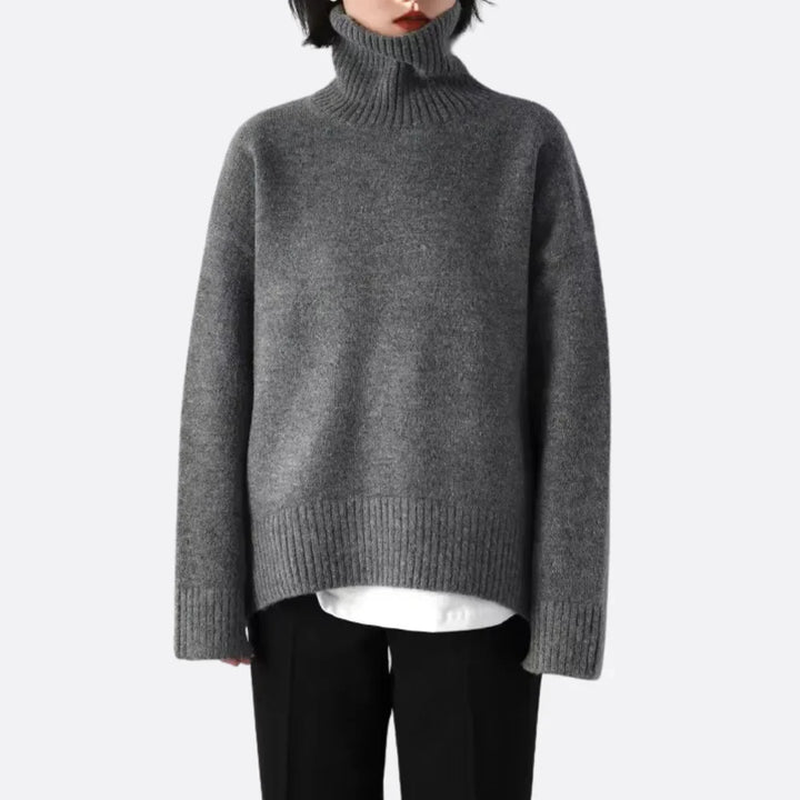 Oversized Comfortable Turtleneck Sweater for Women