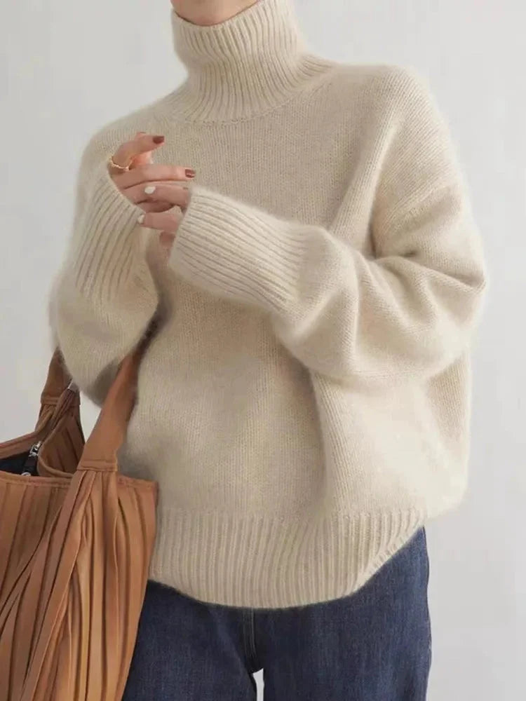 Women's Elegant Turtleneck Sweater