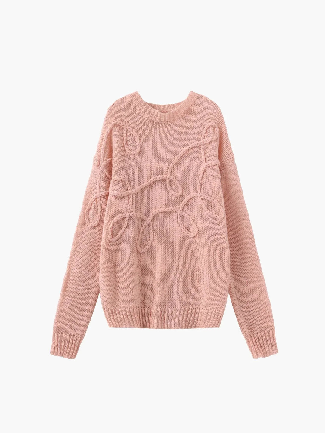 Modern Textured Pattern Women's Sweater