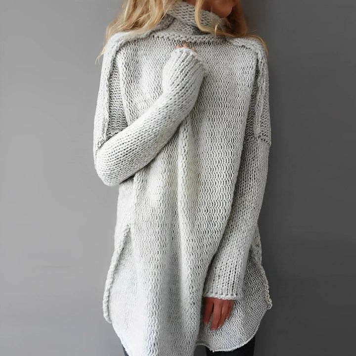 Long Women's Knitted Comfortable Turtleneck