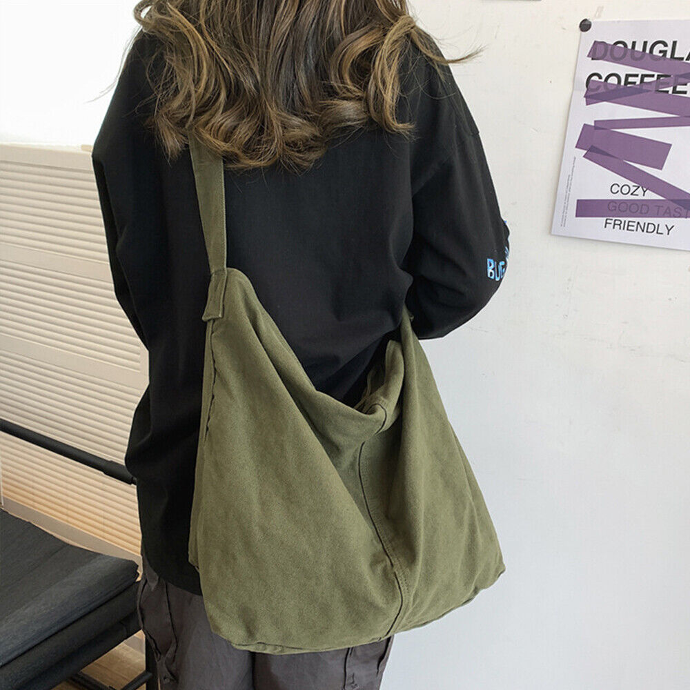 Women's Canvas Shoulder Bag | Oversized Stylish Everyday Tote