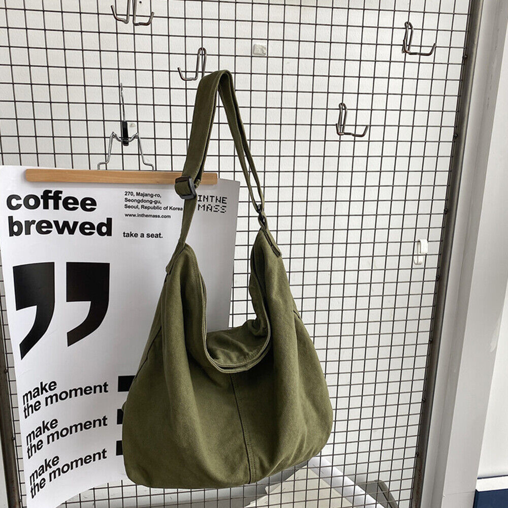 Women's Canvas Shoulder Bag | Oversized Stylish Everyday Tote