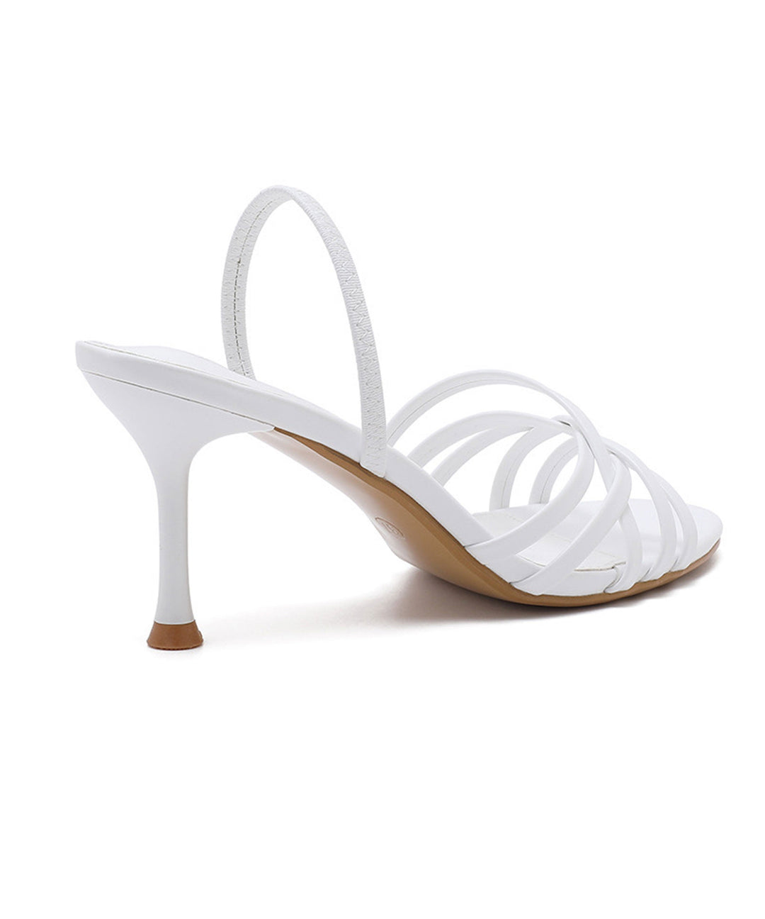 Kitten Heels Saddy White