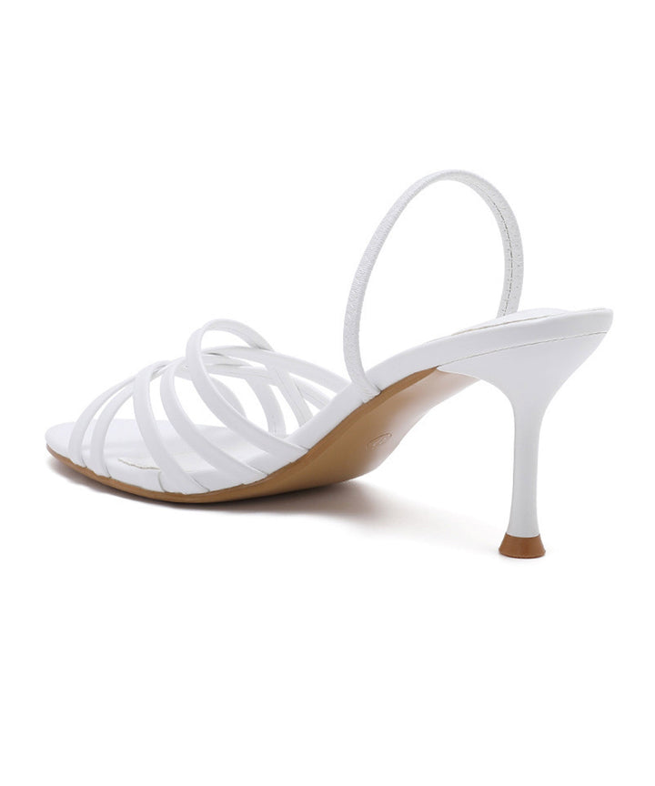 Kitten Heels Saddy White