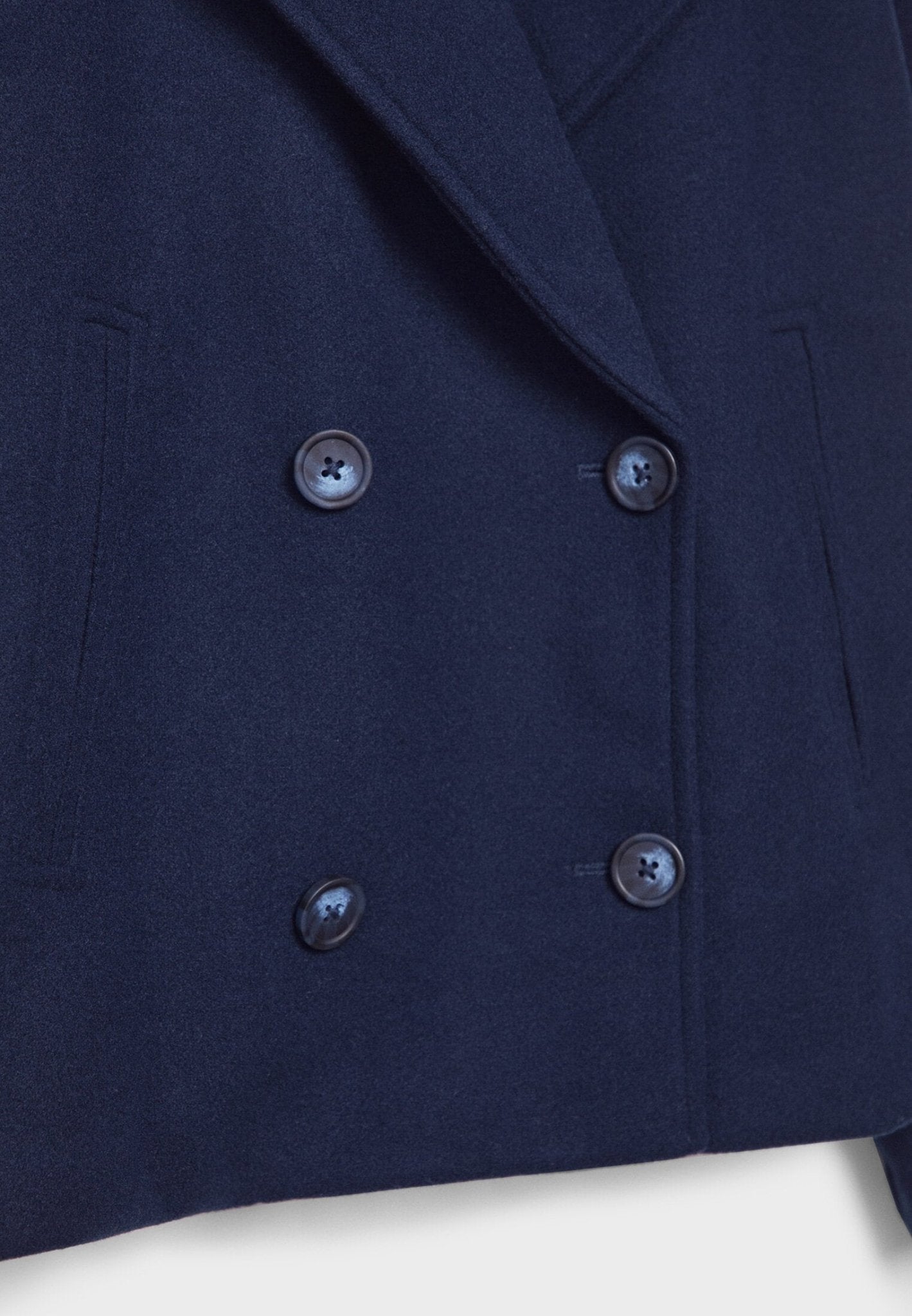 Women's Cropped Tailored Blazer | Double-Breasted Fitted Suit Jacket
