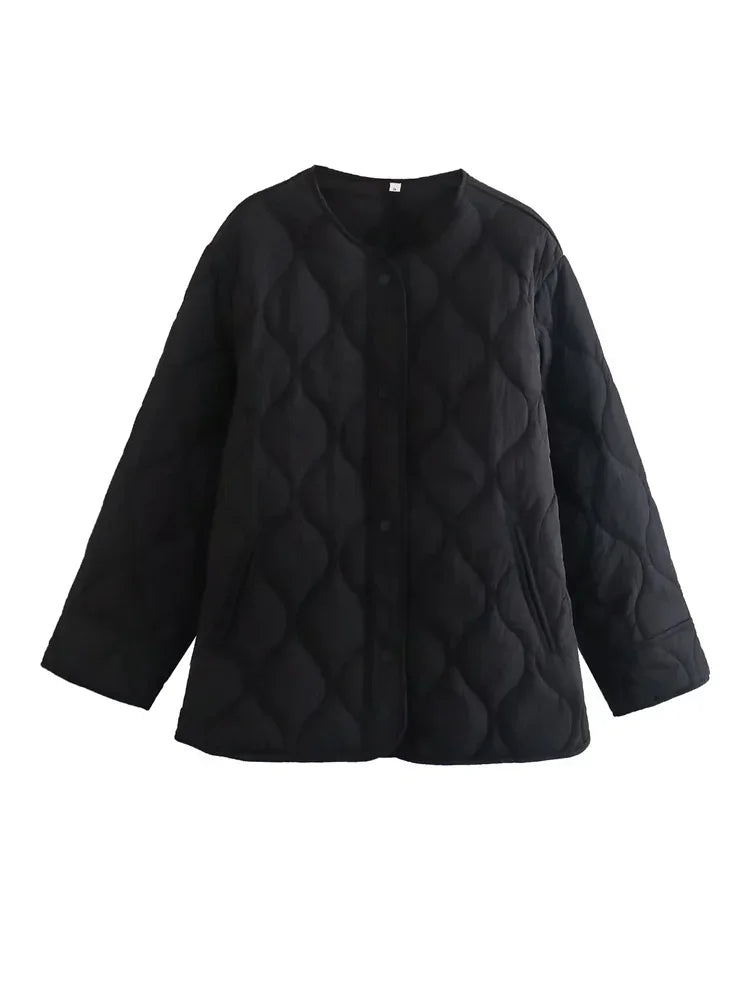 Women's Oversized Quilted Winter Jacket