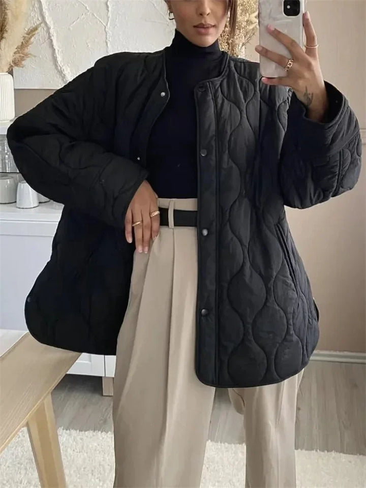 Women's Oversized Quilted Winter Jacket
