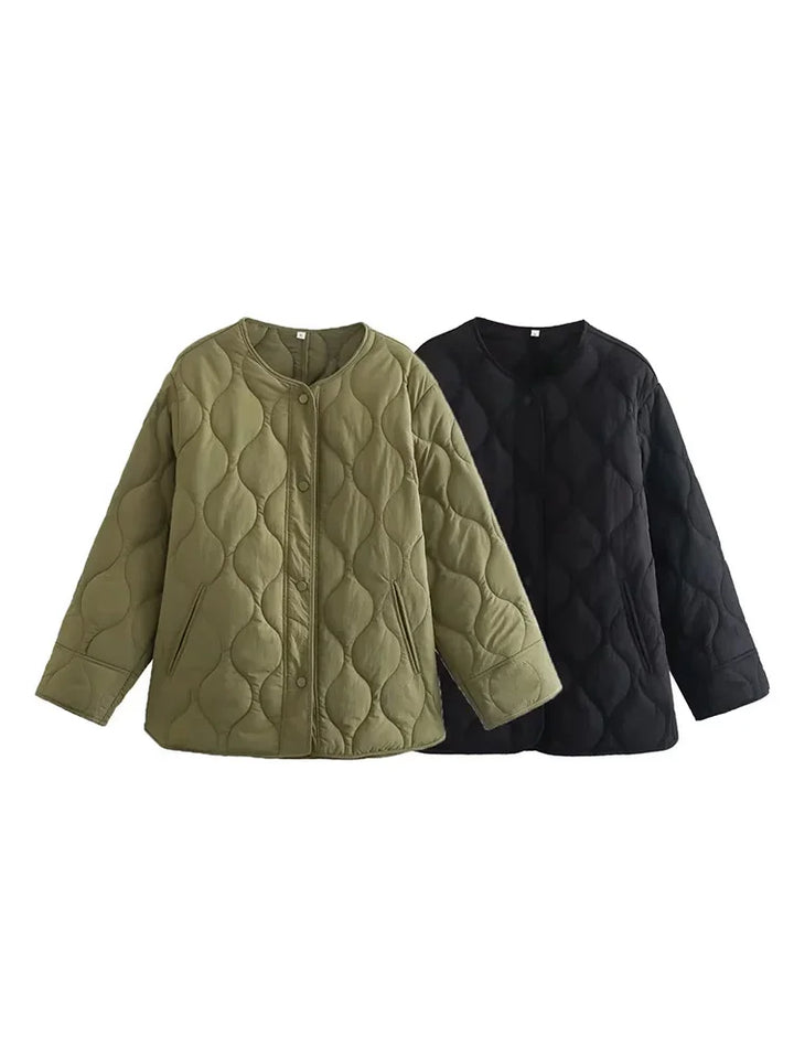 Women's Oversized Quilted Winter Jacket