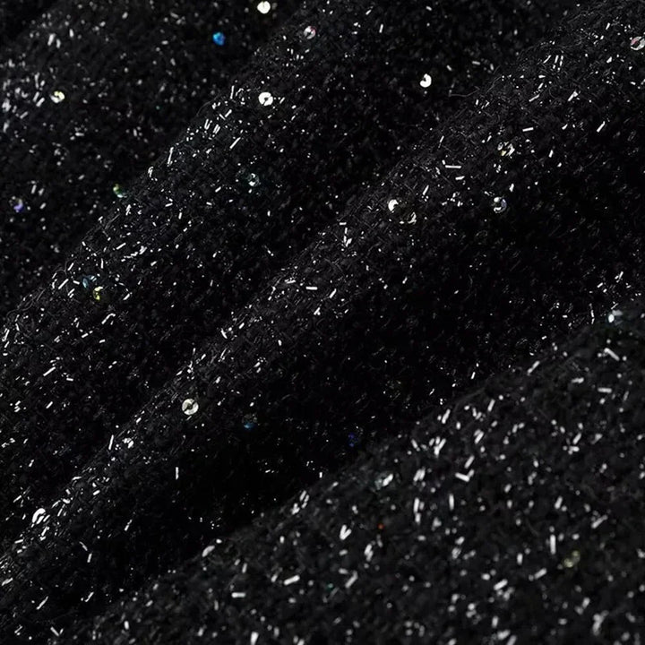 Chic Women's Sequin Jacket with Elegant Cut