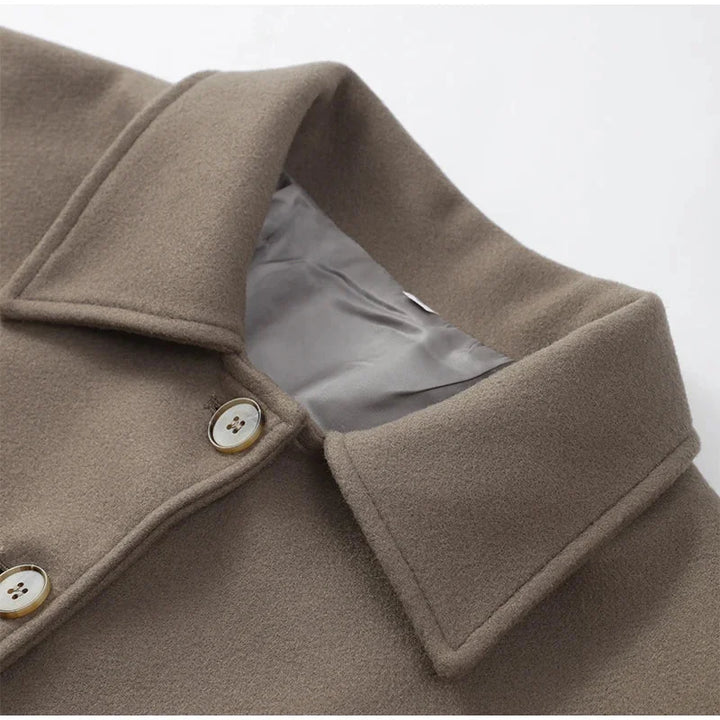 Modern Women's Oversized Jacket with Buttons
