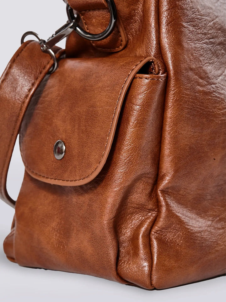 Duttini | Multi-Pocket Shoulder Bag, Adjustable Strap