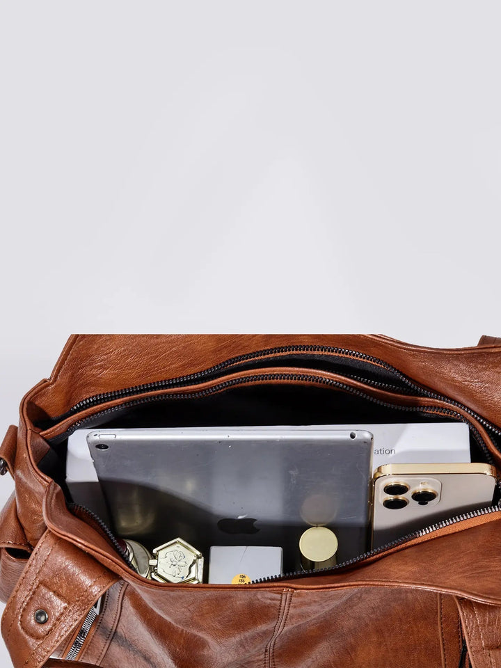 Duttini | Multi-Pocket Shoulder Bag, Adjustable Strap