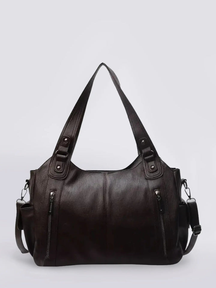 Duttini | Multi-Pocket Shoulder Bag, Adjustable Strap
