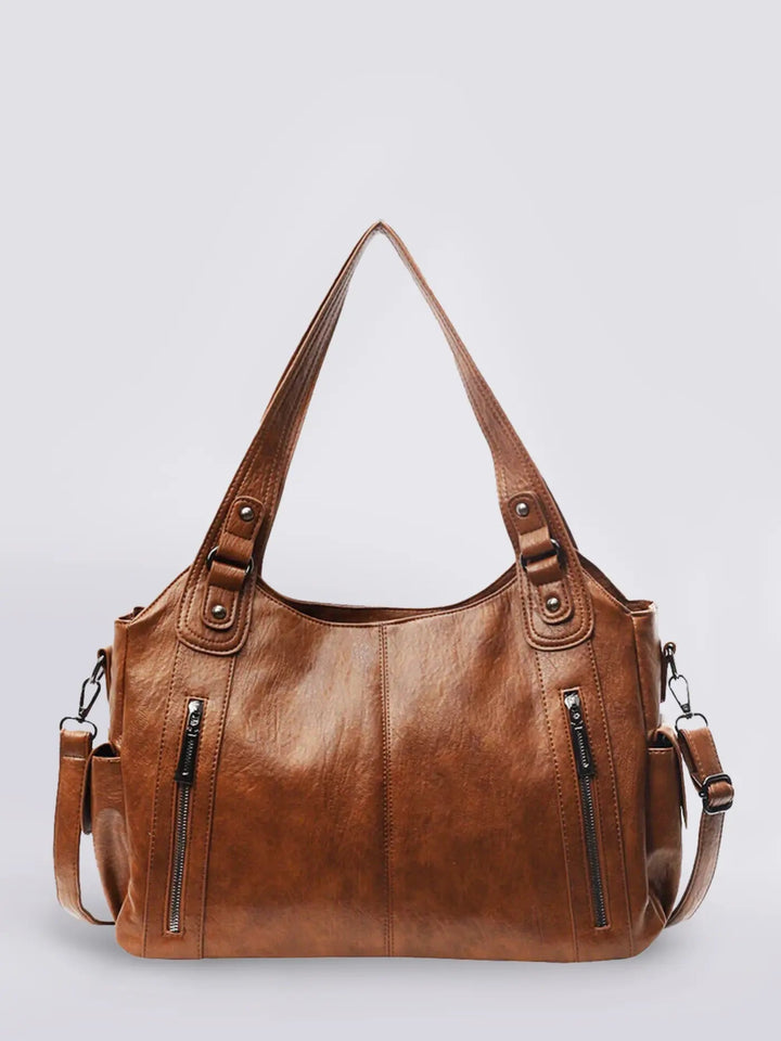 Duttini | Multi-Pocket Shoulder Bag, Adjustable Strap