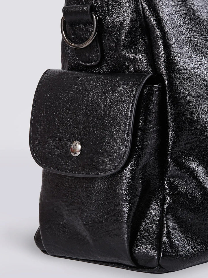 Duttini | Multi-Pocket Shoulder Bag, Adjustable Strap